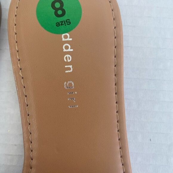 MADDEN GIRL Sternn Women’s Sandals Black Size 8 Flat Slip On New No Box - Picture 5 of 8